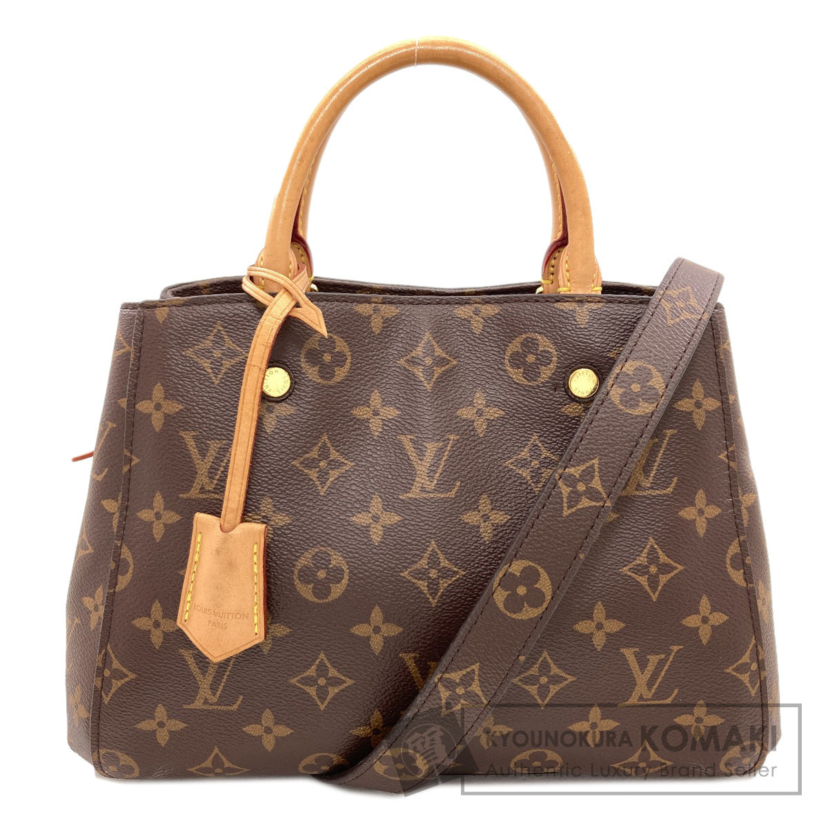LOUIS VUITTON M41055 Montaigne BB Handbag Monogram canvas Ladies [Used]