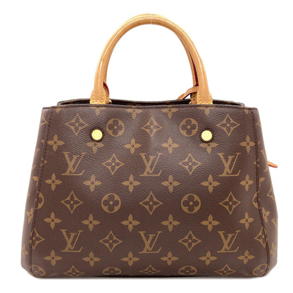 LOUIS VUITTON M41055 Montaigne BB Handbag Monogram canvas Ladies [Used]