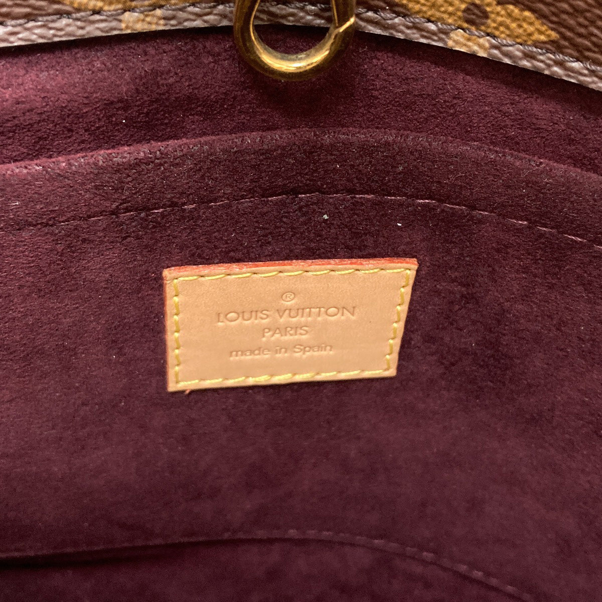 LOUIS VUITTON M41055 Montaigne BB Handbag Monogram canvas Ladies [Used]