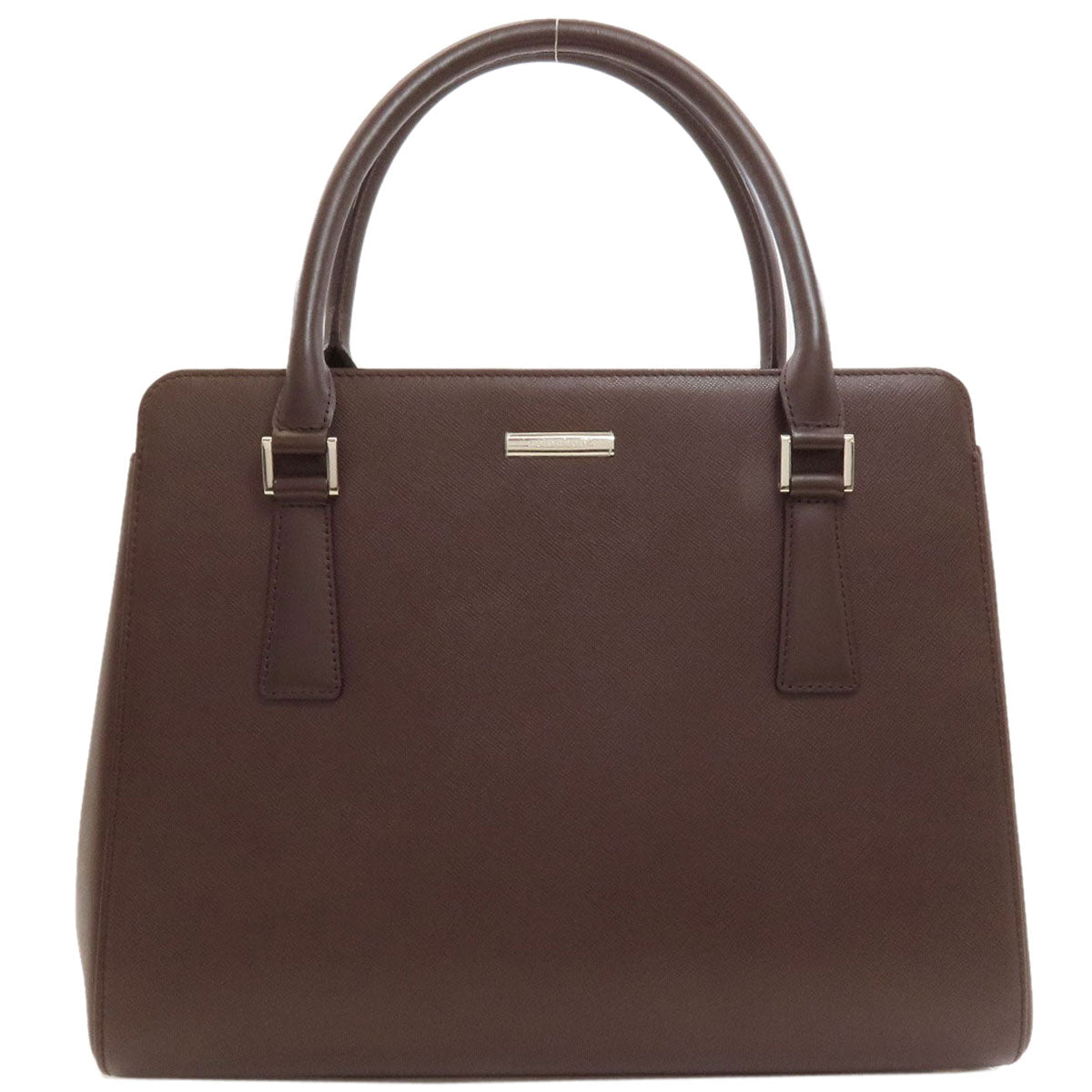 BURBERRY logo Handbag Leather Ladies [Used]