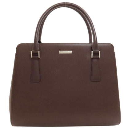BURBERRY logo Handbag Leather Ladies [Used]