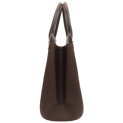 BURBERRY logo Handbag Leather Ladies [Used]