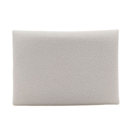 HERMES Kaldi Duo SilverHardware Card Case Epsom Ladies [Used]