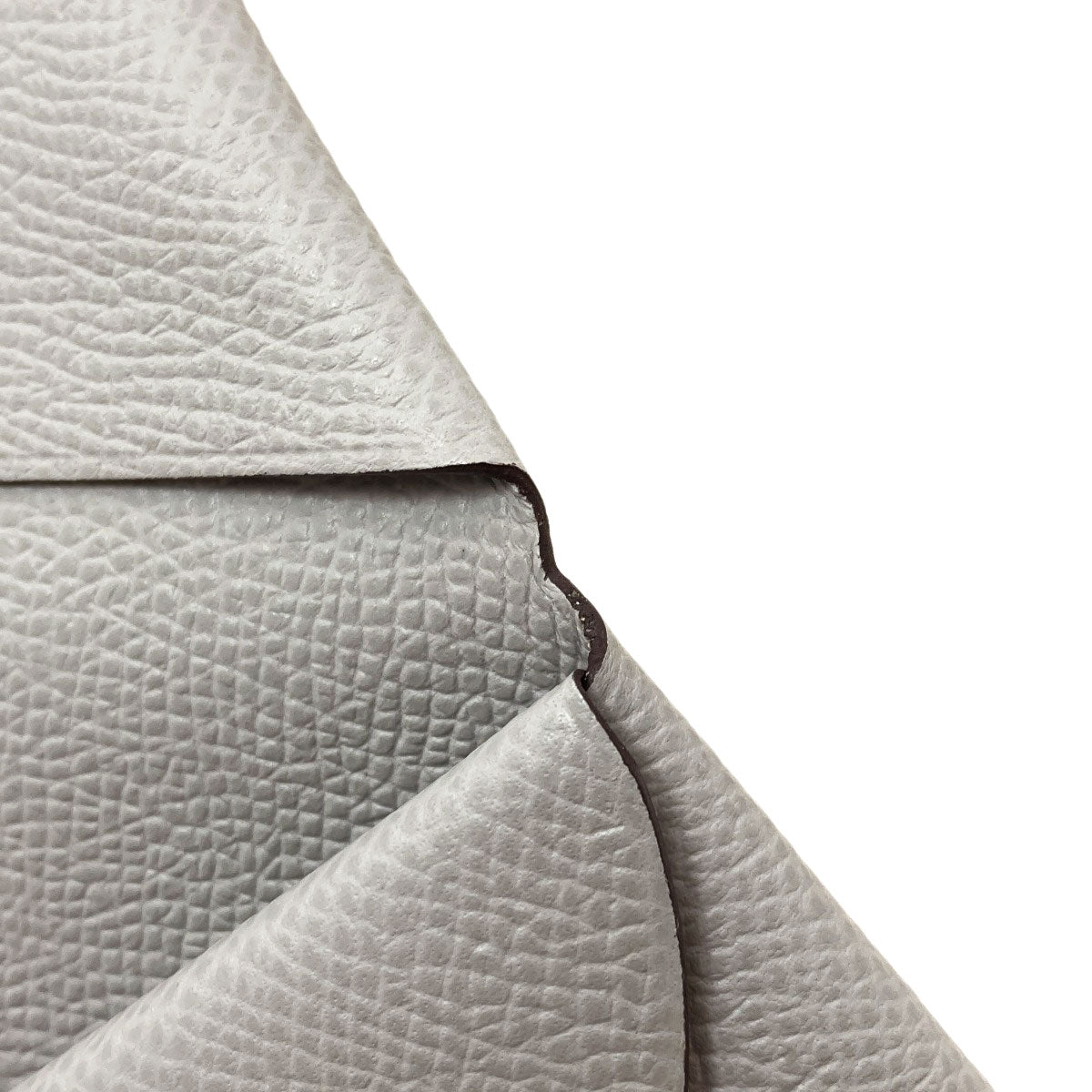 HERMES Kaldi Duo SilverHardware Card Case Epsom Ladies [Used]
