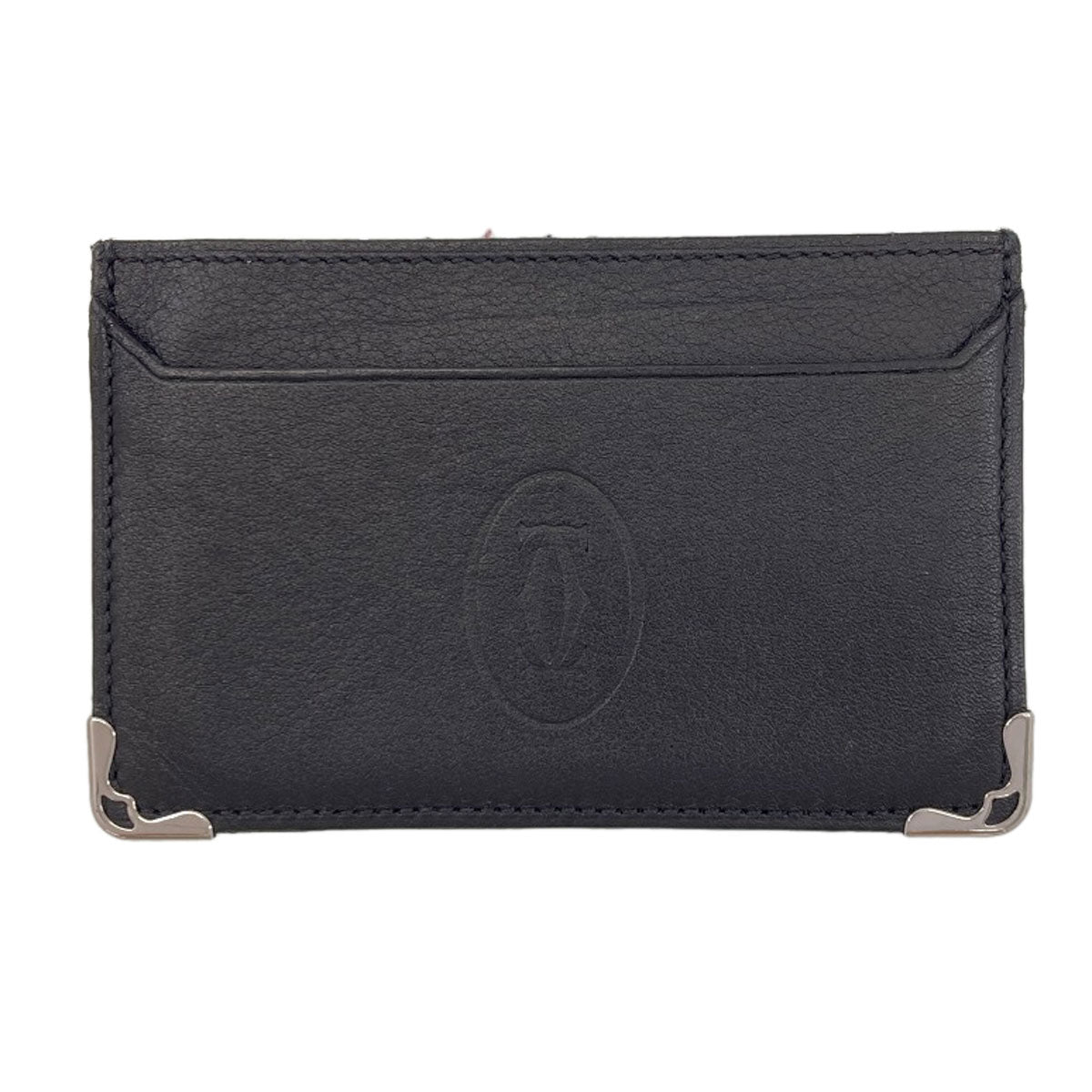 CARTIER must cardholder Card Case Leather Ladies [Used]