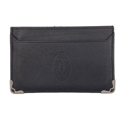 CARTIER must cardholder Card Case Leather Ladies [Used]