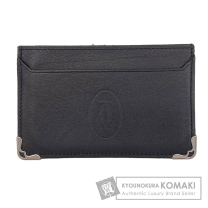 CARTIER must cardholder Card Case Leather Ladies [Used]