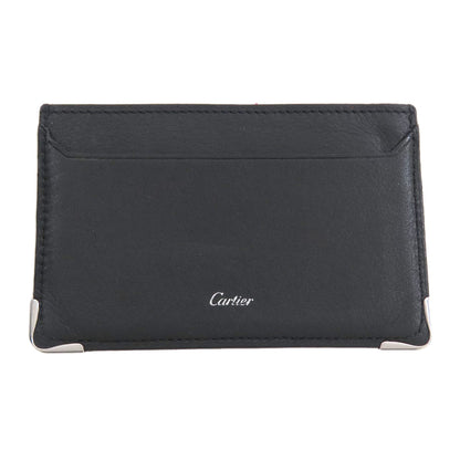 CARTIER must cardholder Card Case Leather Ladies [Used]