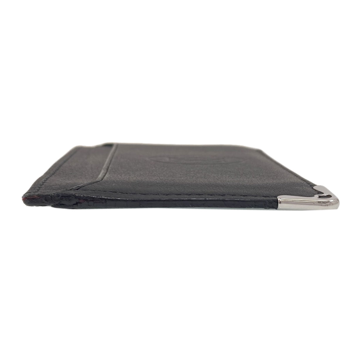 CARTIER must cardholder Card Case Leather Ladies [Used]