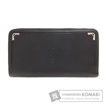 CARTIER Must de Cartier Long wallet (with coin pocket) Leather Ladies [Used]