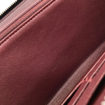 CARTIER Must de Cartier Long wallet (with coin pocket) Leather Ladies [Used]