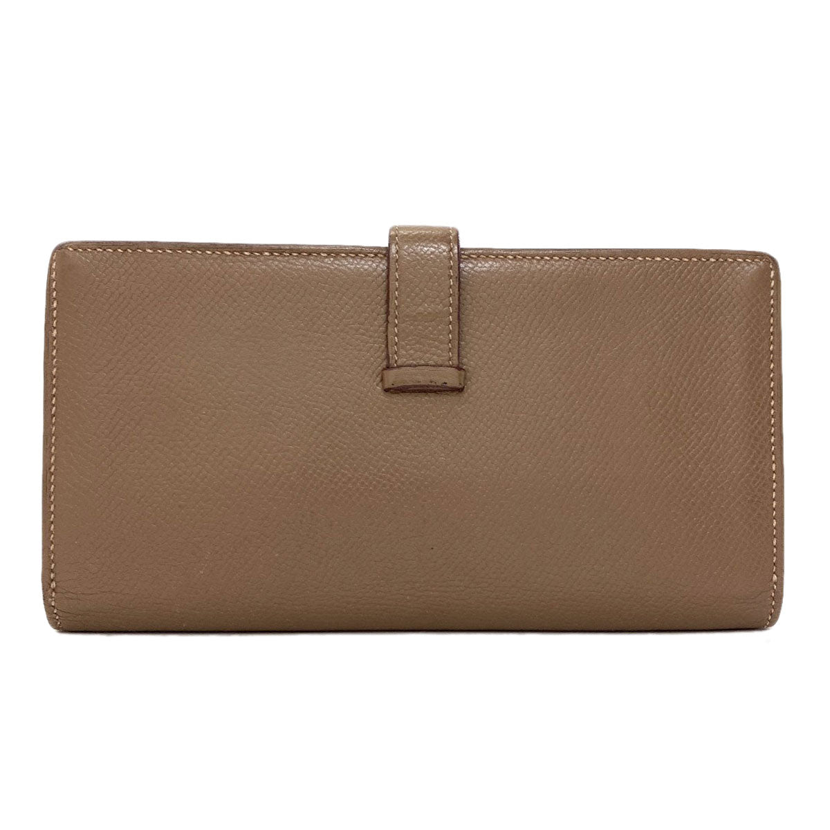 HERMES Bareness Free SilverHardware Long wallet (with coin pocket) Epsom Ladies [Used]