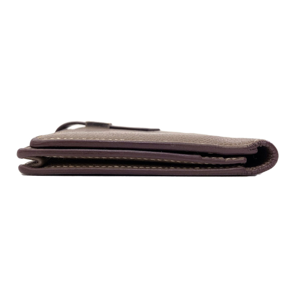 HERMES Bareness Free SilverHardware Long wallet (with coin pocket) Epsom Ladies [Used]