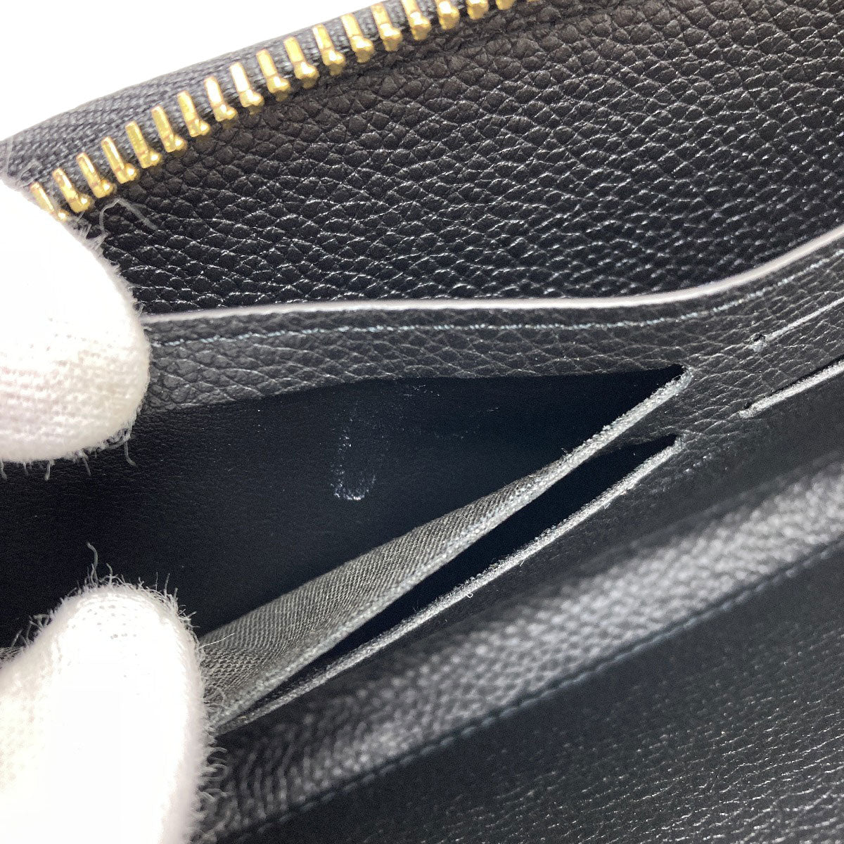 LOUIS VUITTON M82338 Portefeiulle・Clemence Long wallet (with coin pocket) Empreinte Ladies [Used]