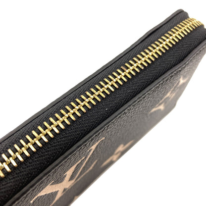 LOUIS VUITTON M82338 Portefeiulle・Clemence Long wallet (with coin pocket) Empreinte Ladies [Used]