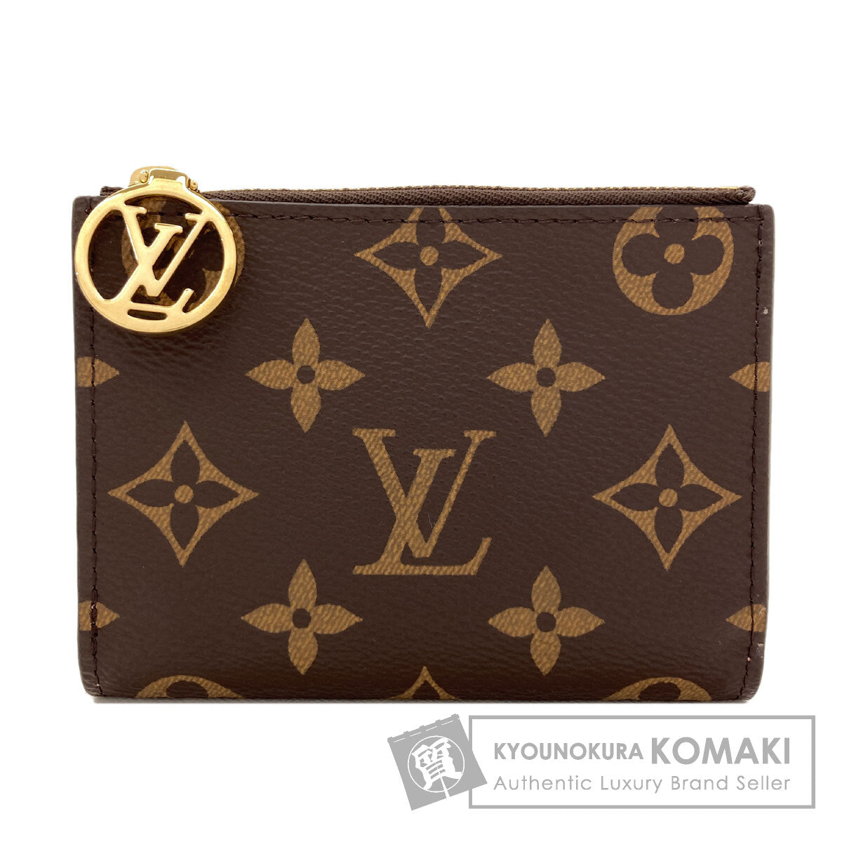 LOUIS VUITTON M25692 Portefeiulle Lisa Bifold Wallet with Coin Pocket Monogram canvas Ladies [Used]