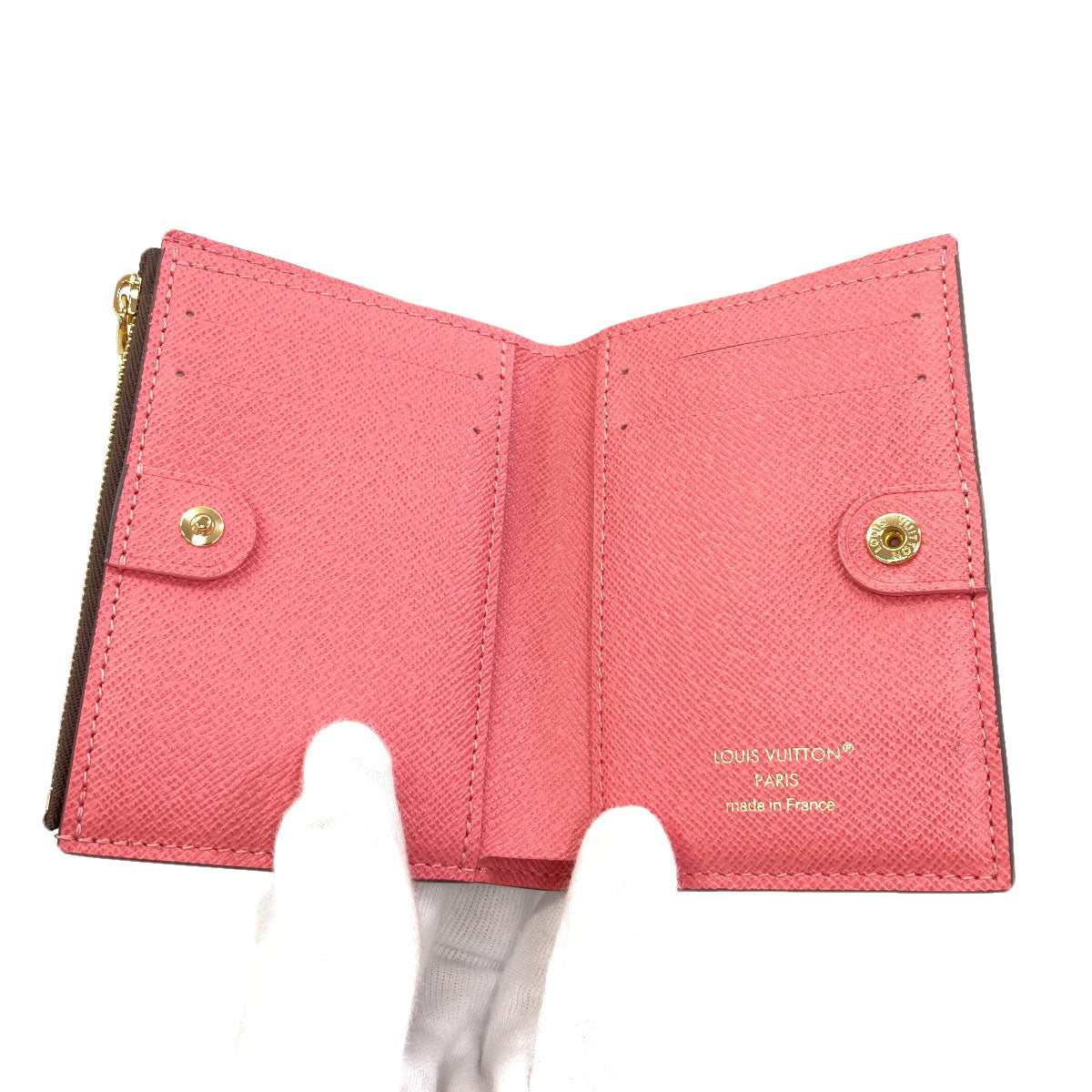 LOUIS VUITTON M25692 Portefeiulle Lisa Bifold Wallet with Coin Pocket Monogram canvas Ladies [Used]