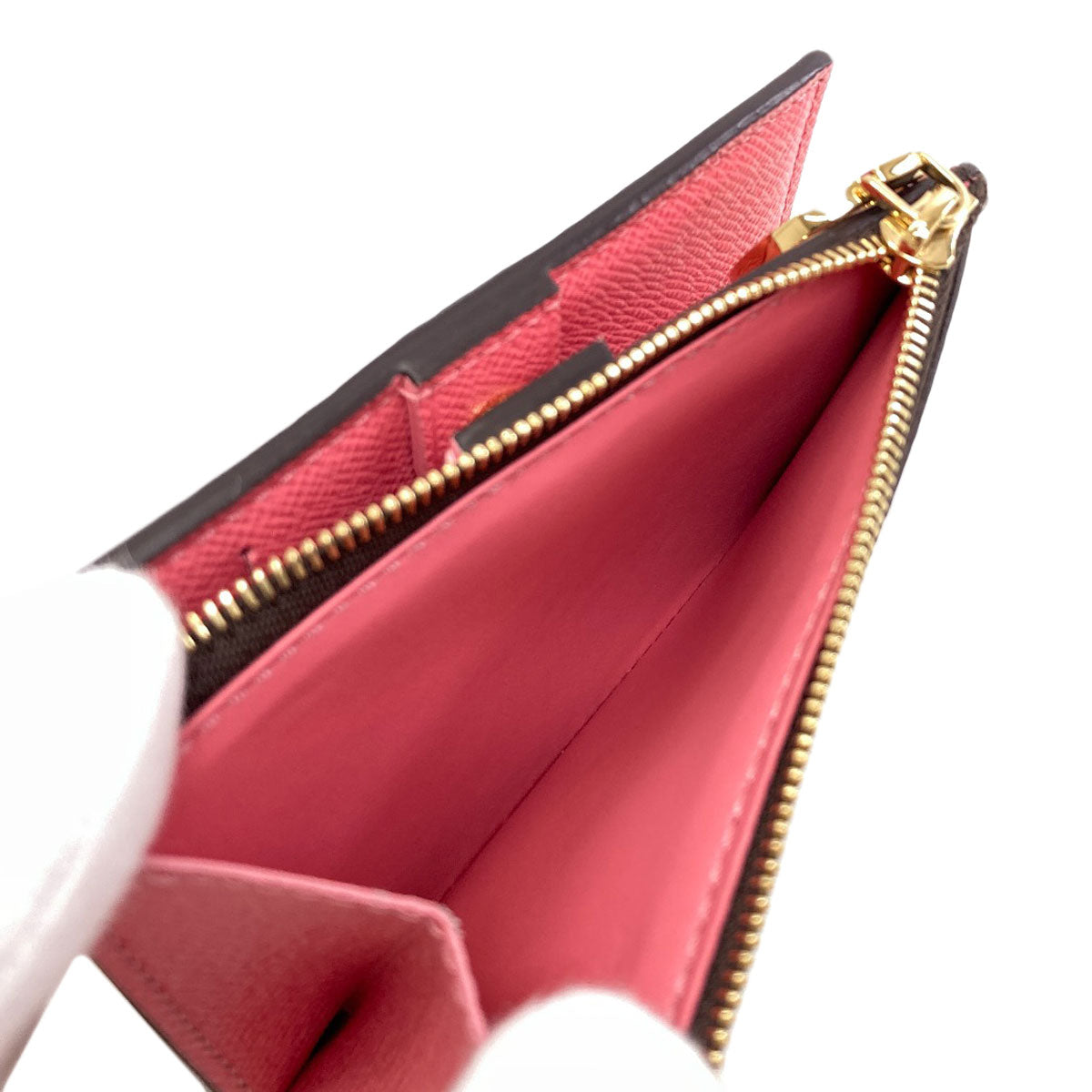 LOUIS VUITTON M25692 Portefeiulle Lisa Bifold Wallet with Coin Pocket Monogram canvas Ladies [Used]