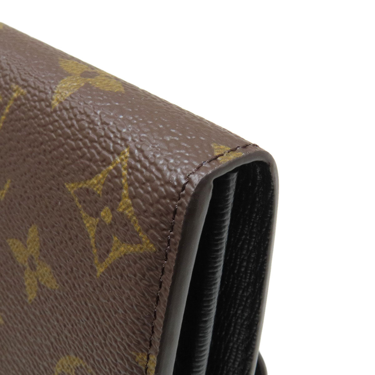 LOUIS VUITTON M80726 Portefeiulle Â· Sarah Long wallet (with coin pocket) Monogram reverse Ladies [Used]