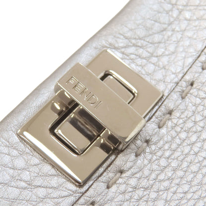 FENDI Peekaboo Mini Selleria 2WAY Handbag Calf Ladies [Used]