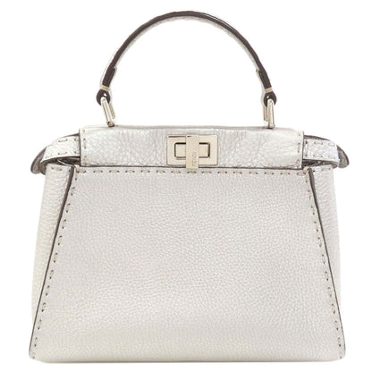 FENDI Peekaboo Mini Selleria 2WAY Handbag Calf Ladies [Used]