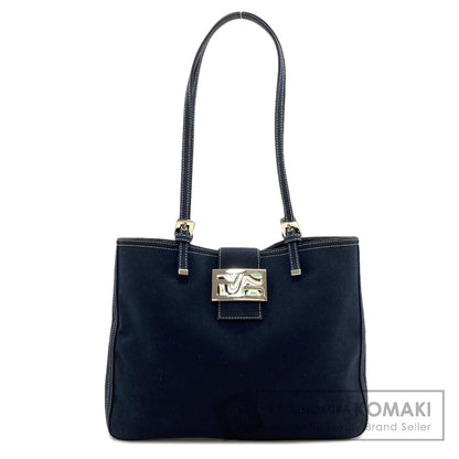 FENDI logo Tote Bag Canvas Ladies [Used]