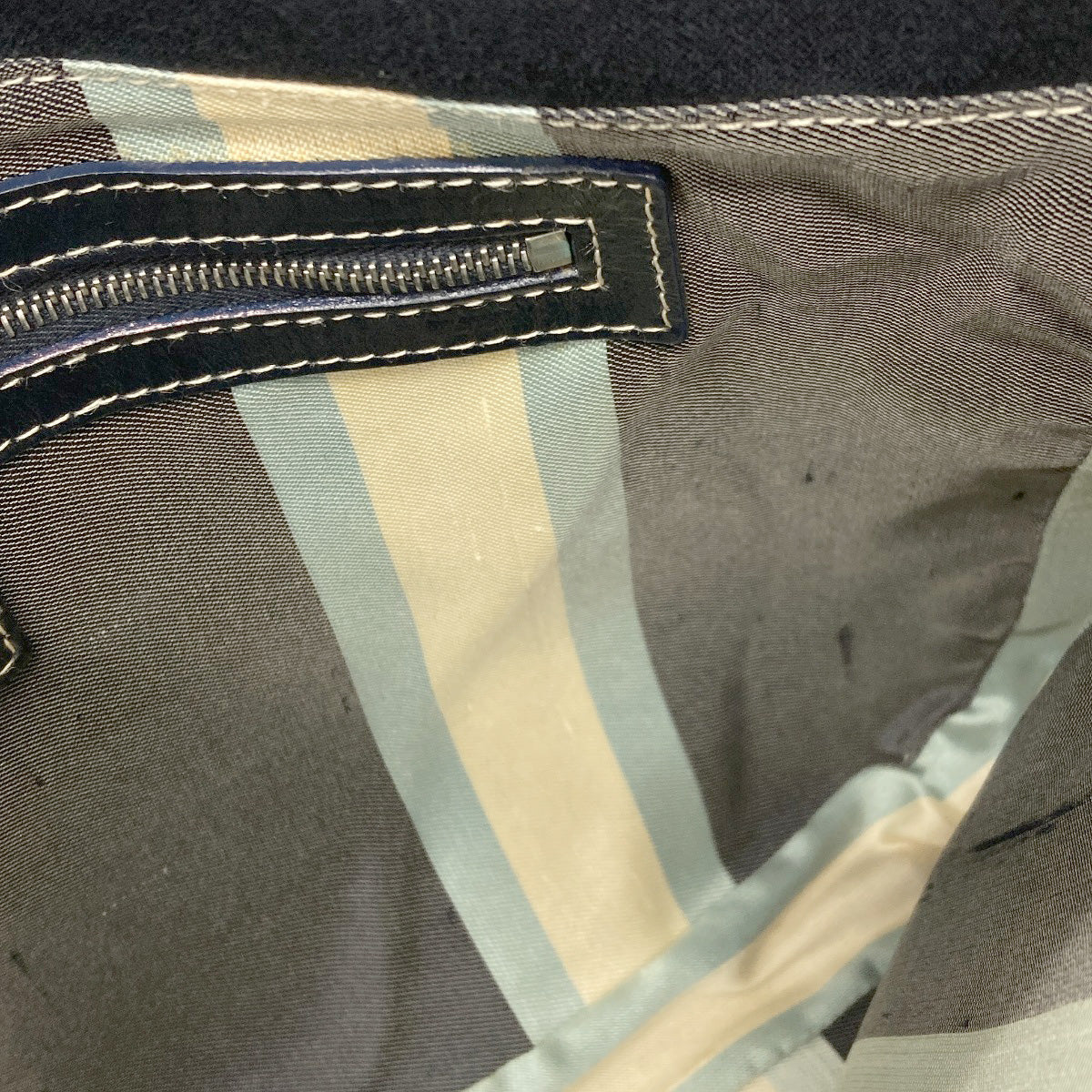 FENDI logo Tote Bag Canvas Ladies [Used]