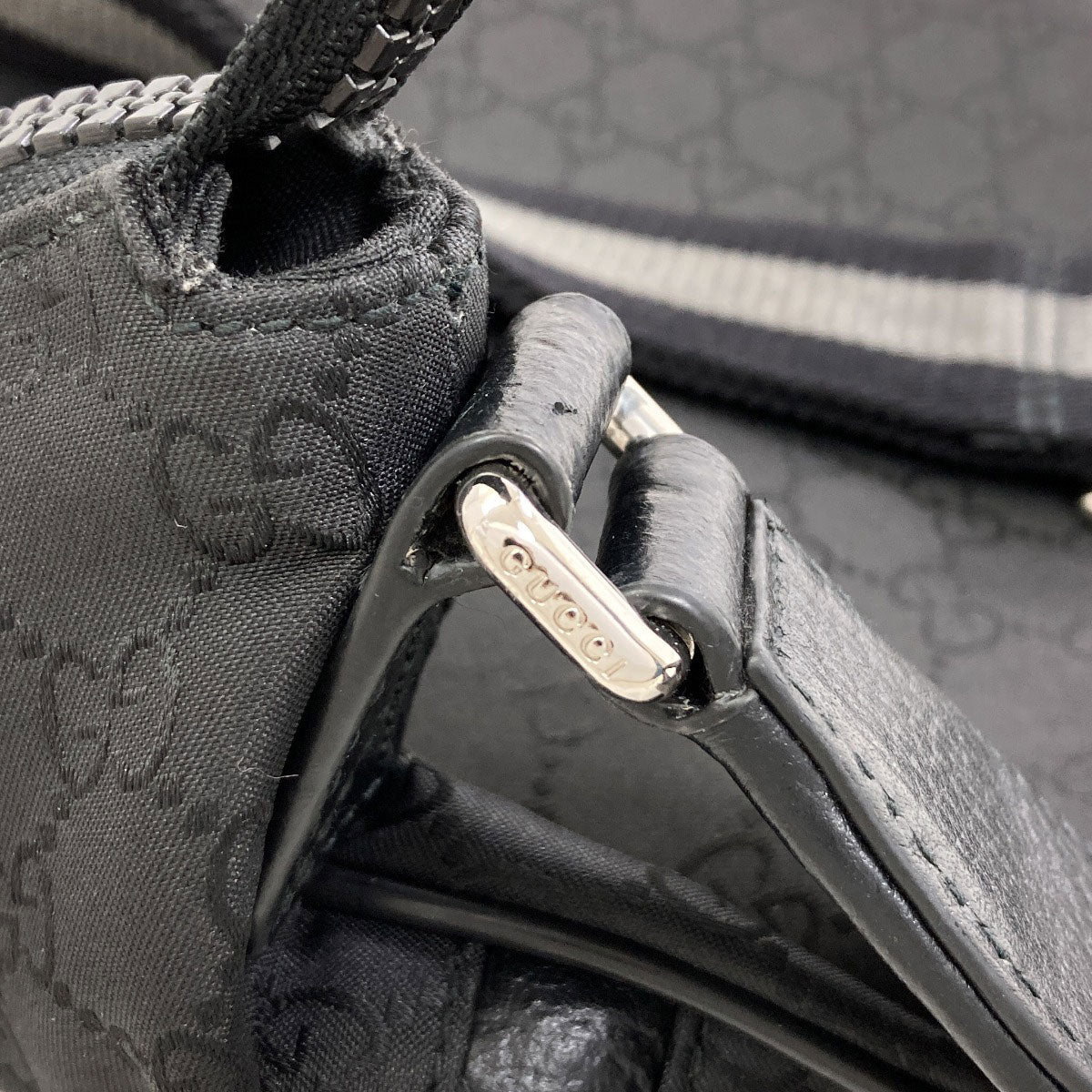 GUCCI 449184 GG pattern outlet Shoulder Bag Nylon Ladies [Used]