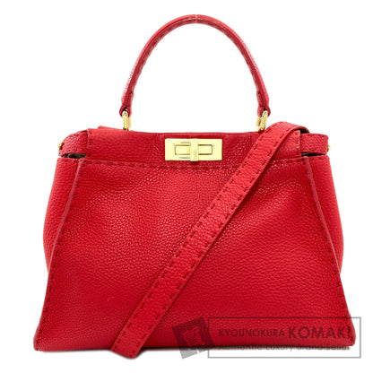 FENDI Peekaboo Celeria 2WAY Handbag Calf Ladies [Used]