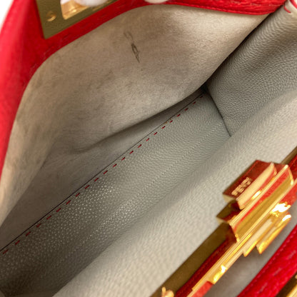 FENDI Peekaboo Celeria 2WAY Handbag Calf Ladies [Used]