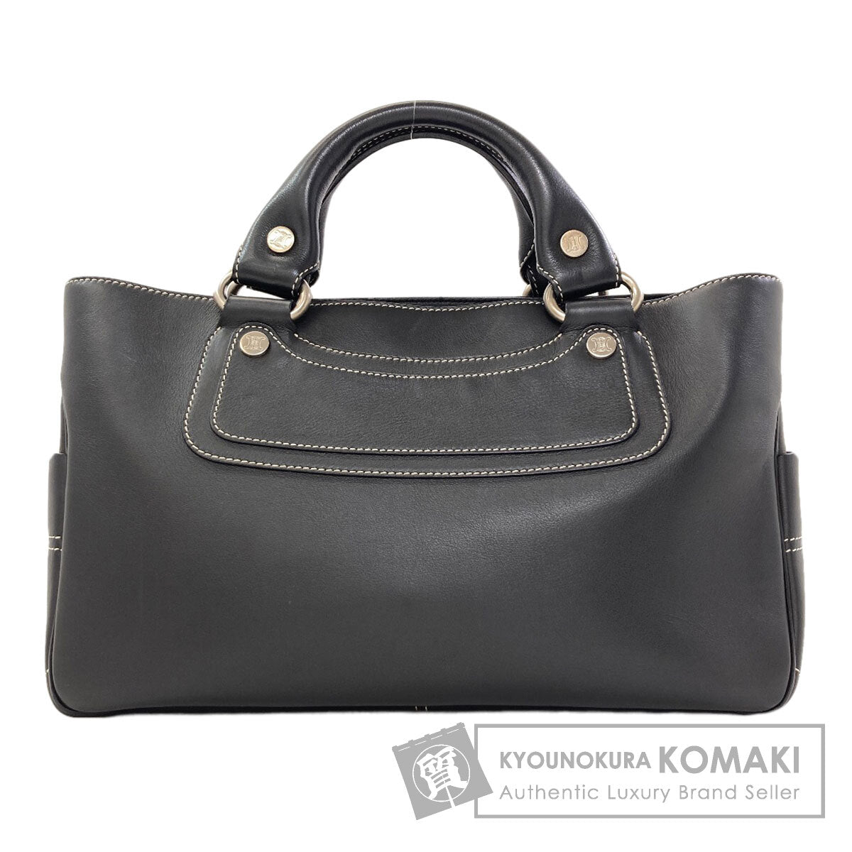 CELINE Boogie bag Handbag Leather Ladies [Used]