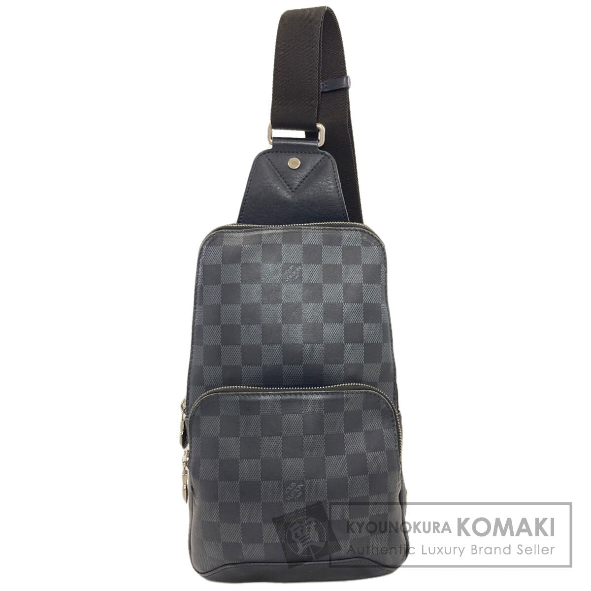 LOUIS VUITTON N40303 Avenue Sling body bag Damier Anfini mens [Used]