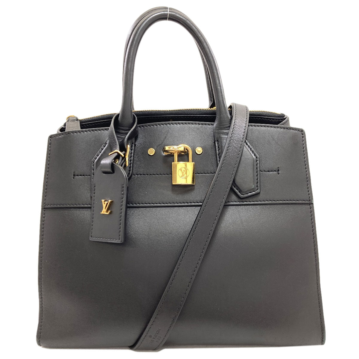 LOUIS VUITTON M53028 City Steamer PM Handbag Calf Ladies [Used]