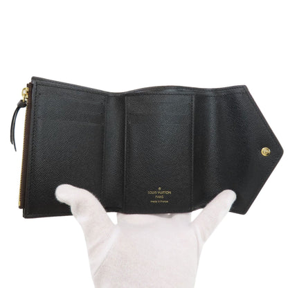 LOUIS VUITTON M81557 Portefeiulle Â· Victorine Tri-fold wallet (with Coin Pocket) Monogram reverse Ladies [Used]