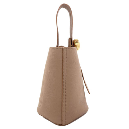 LOEWE Pebble Bucket Mini 2WAY Handbag Calf Ladies [Used]