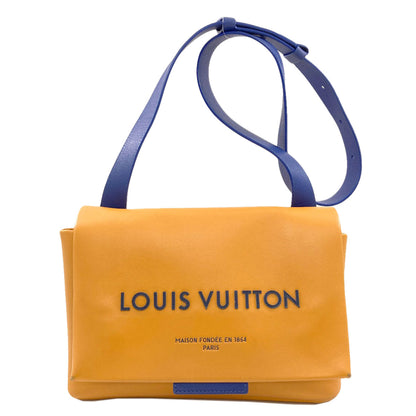 LOUIS VUITTON M28112 Takeout Messenger Shoulder Bag Leather Ladies [Used]