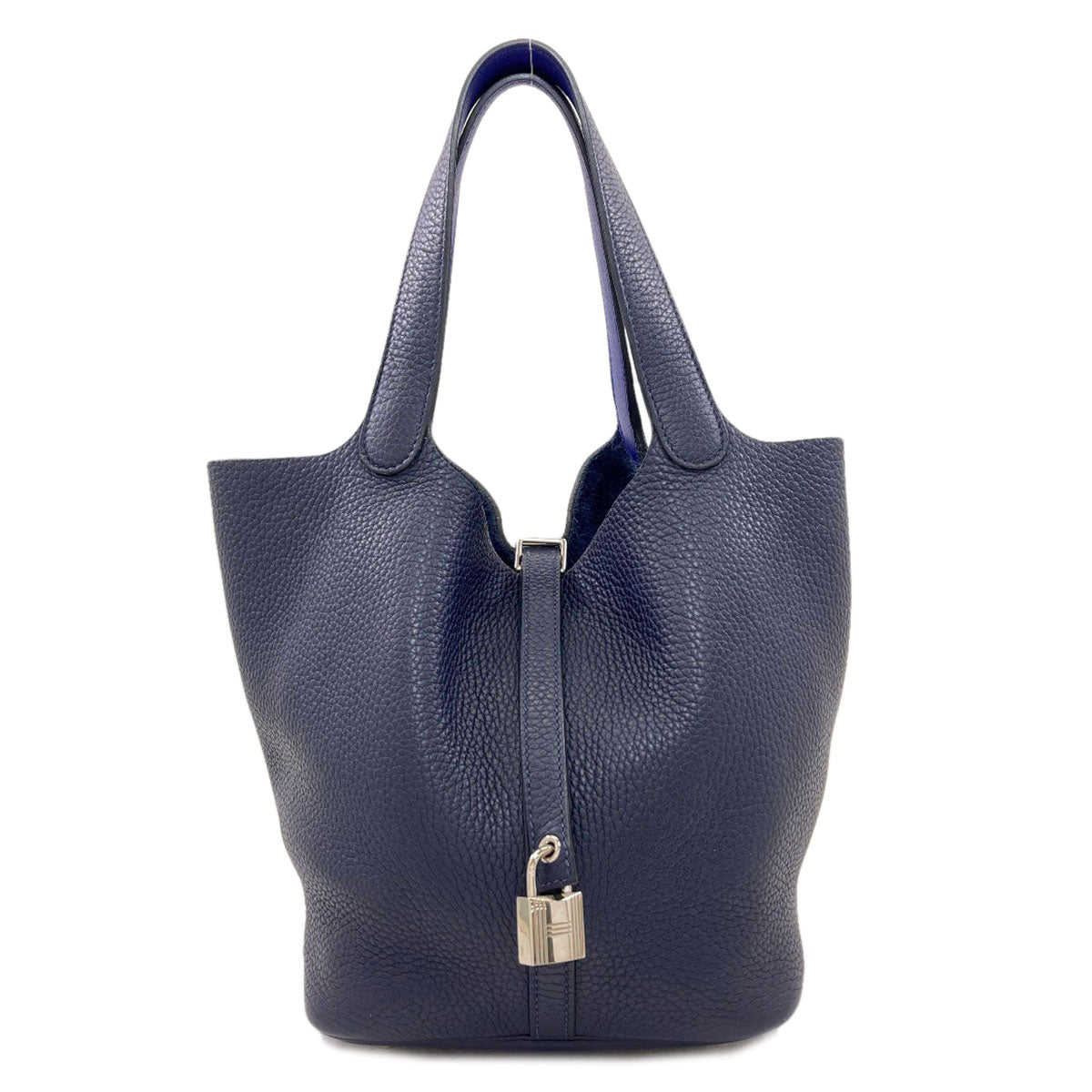 HERMES Picotin Lock MM Eclat SilverHardware Handbag Taurillon Clemence Ladies [Used]