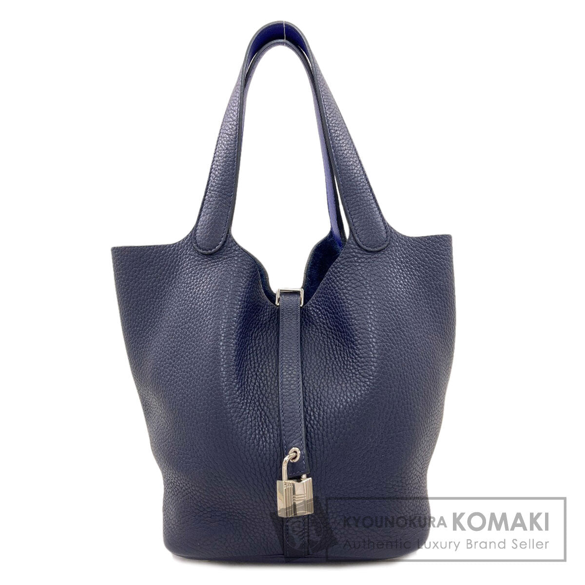 HERMES Picotin Lock MM Eclat SilverHardware Handbag Taurillon Clemence Ladies [Used]
