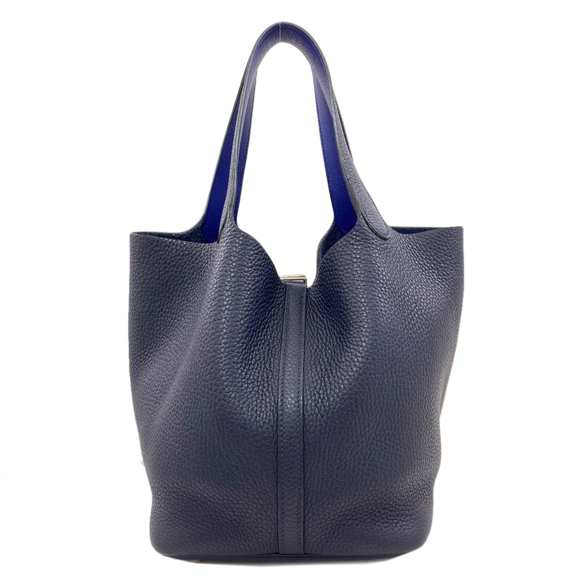 HERMES Picotin Lock MM Eclat SilverHardware Handbag Taurillon Clemence Ladies [Used]