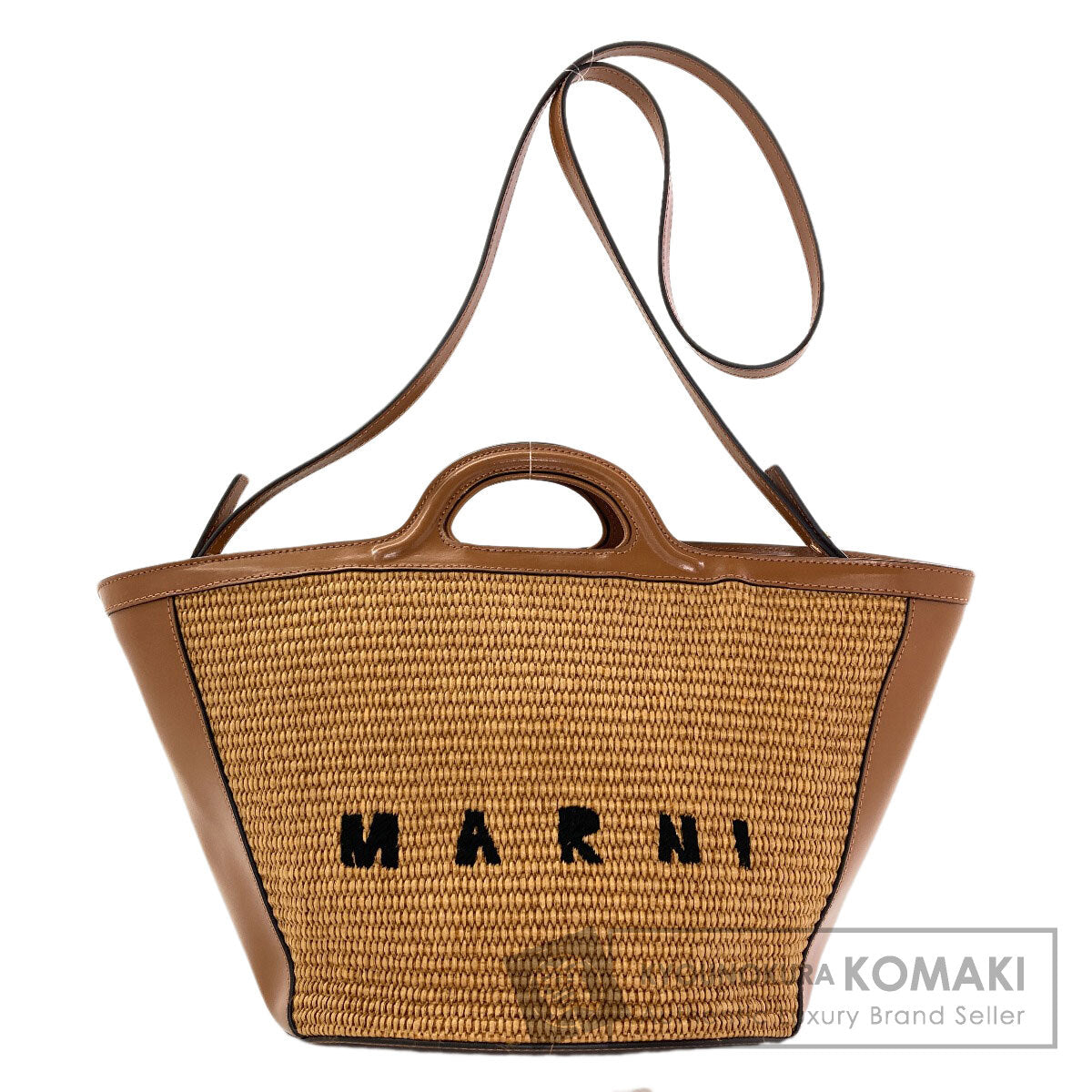 MARNI Tropicalia 2WAY Handbag Leather Cotton x Polyamide x NylonLadies [Used]