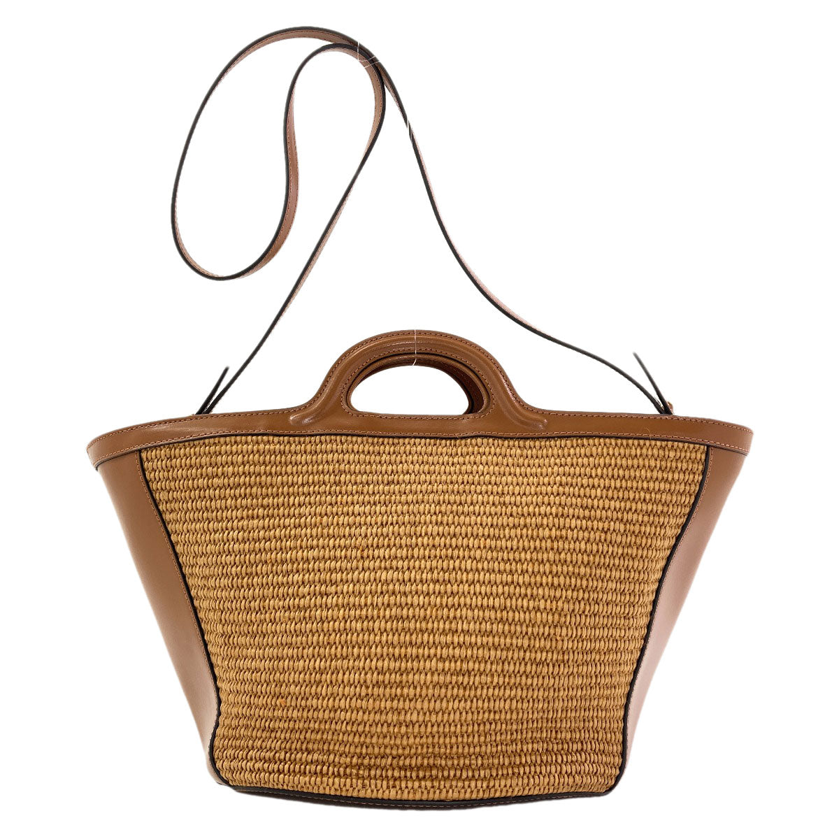 MARNI Tropicalia 2WAY Handbag Leather Cotton x Polyamide x NylonLadies [Used]