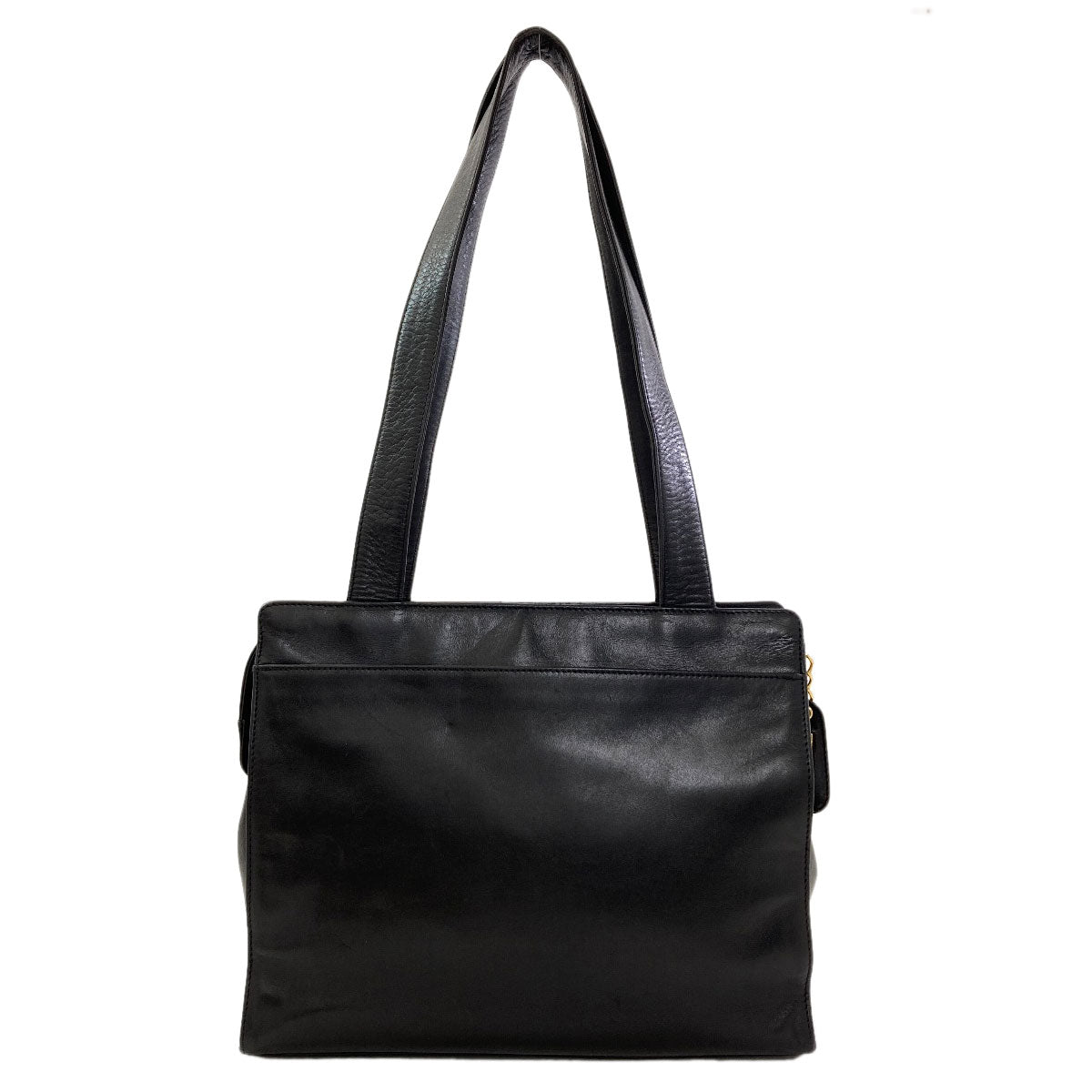CHANEL COCO Mark GoldHardware Tote Bag Calf Ladies [Used]
