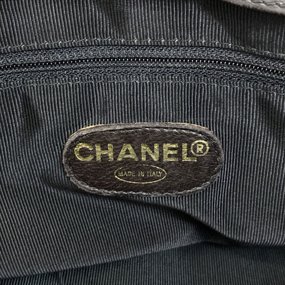 CHANEL COCO Mark GoldHardware Tote Bag Calf Ladies [Used]