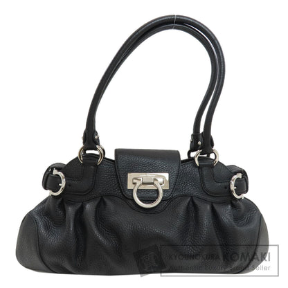 Salvatore Ferragamo GanciniHardware Handbag Leather Ladies [Used]