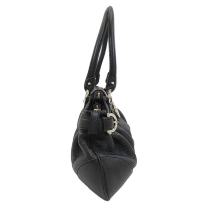 Salvatore Ferragamo GanciniHardware Handbag Leather Ladies [Used]