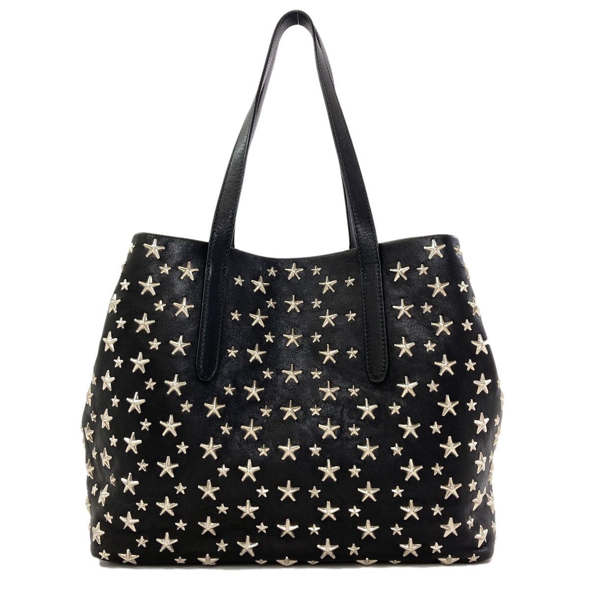 Jimmy Choo sophia star motif Tote Bag Leather Ladies [Used]