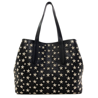 Jimmy Choo sophia star motif Tote Bag Leather Ladies [Used]