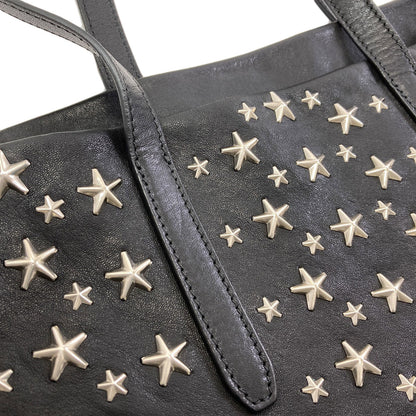 Jimmy Choo sophia star motif Tote Bag Leather Ladies [Used]