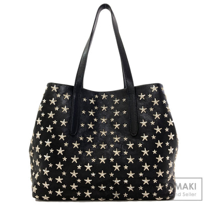 Jimmy Choo sophia star motif Tote Bag Leather Ladies [Used]