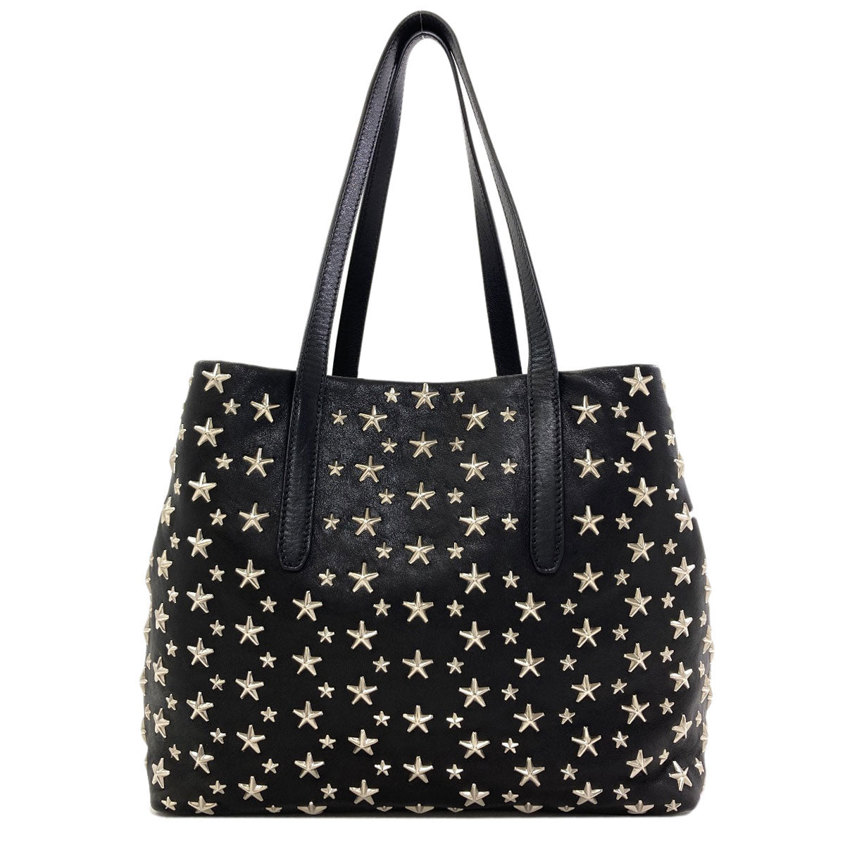 Jimmy Choo sophia star motif Tote Bag Leather Ladies [Used]